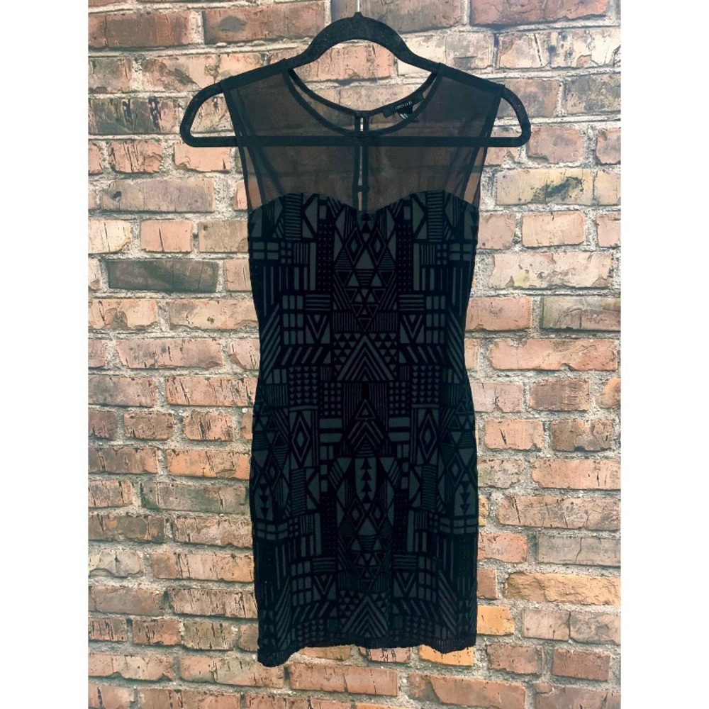 LBD with Velvet Pattern